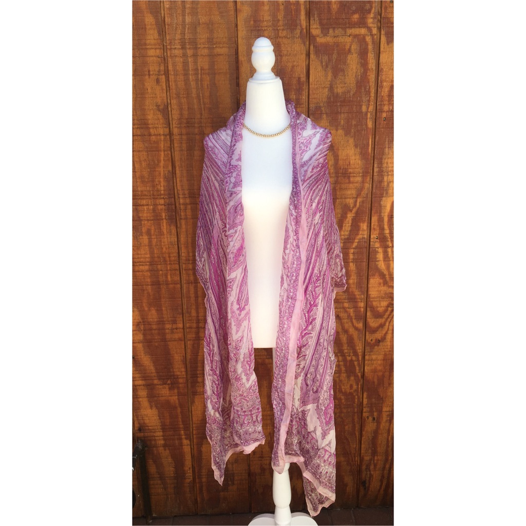 Patterned Scarf Wrap